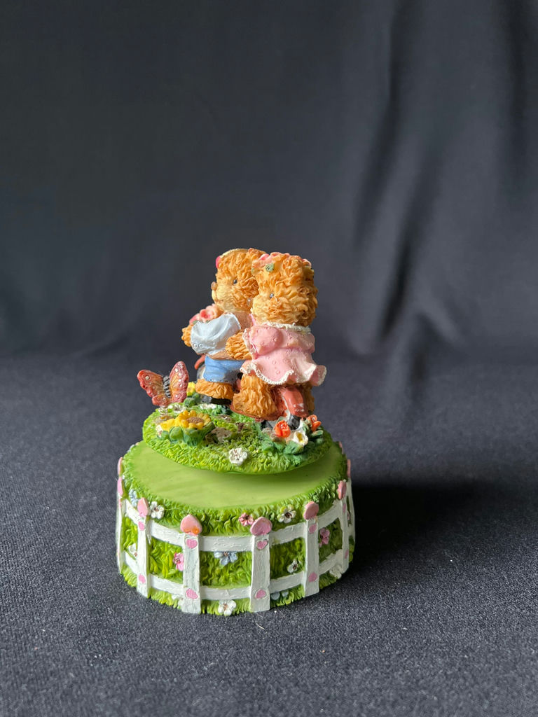 Assorted miniature decorative figurines and music box - image 2 of 19