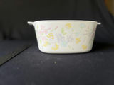 Vintage CorningWare casserole dishes: Pastel Bouquet & Wildflower - thumbnail 4 of 11