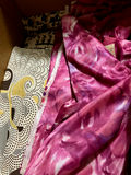 Vintage double knit fabrics and cotton textiles: solid, floral, polka dot, houndstooth - thumbnail 11 of 13