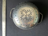 Vintage metal colander and Antique pewter mug - thumbnail 2 of 9