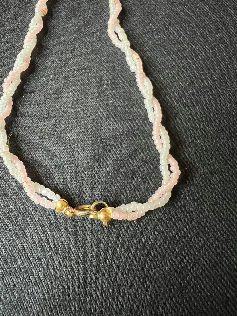 Vintage Beaded necklaces and pearl drop earrings - image 11 of 11