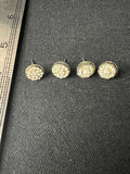 Pearl and Crystal Jewelry Set with Studs, Hoops, and Bracelet - thumbnail 1 of 12