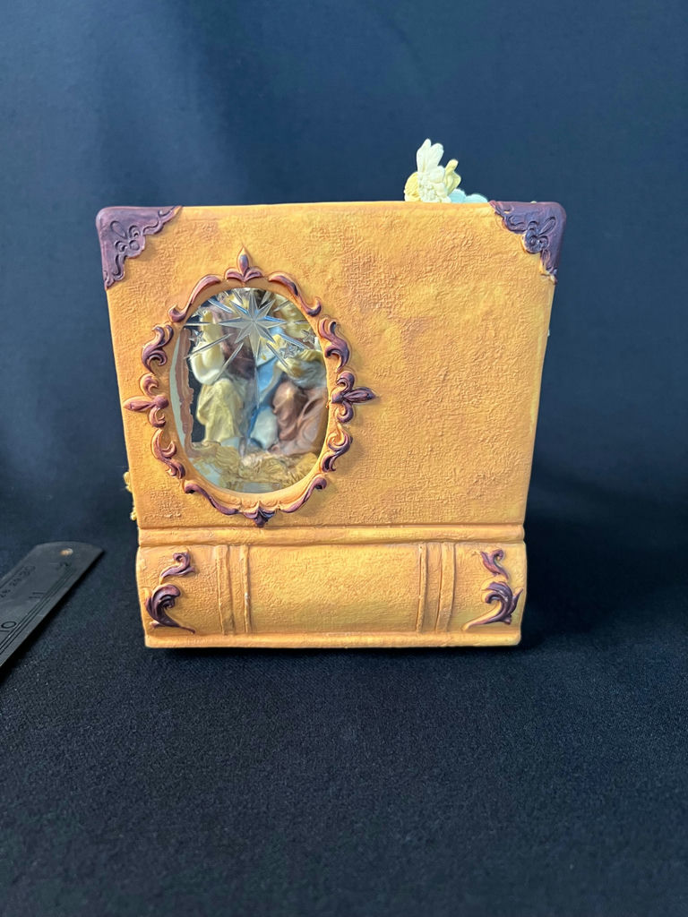 Noah's Ark Diorama on Music Box Pedestal and Musical Nativity Scene in Book - image 15 of 18