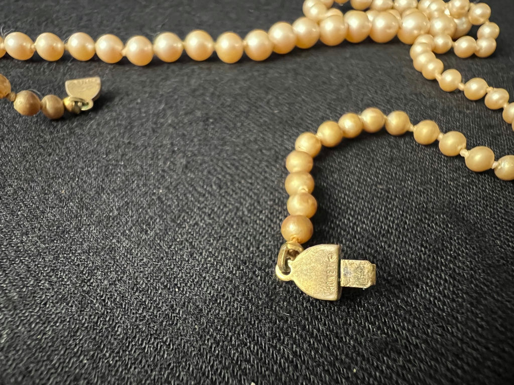 Three Vintage Pearl necklaces - image 4 of 13