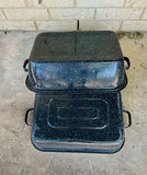 Drinkwell Platinum cat fountain, enamel roasting pans, and stainless steel bowl - thumbnail 4 of 11