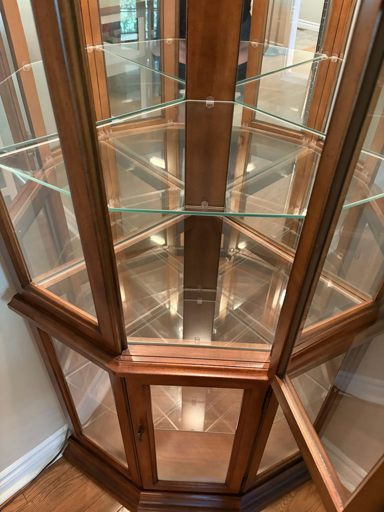 Corner China Cabinet - image 4 of 8