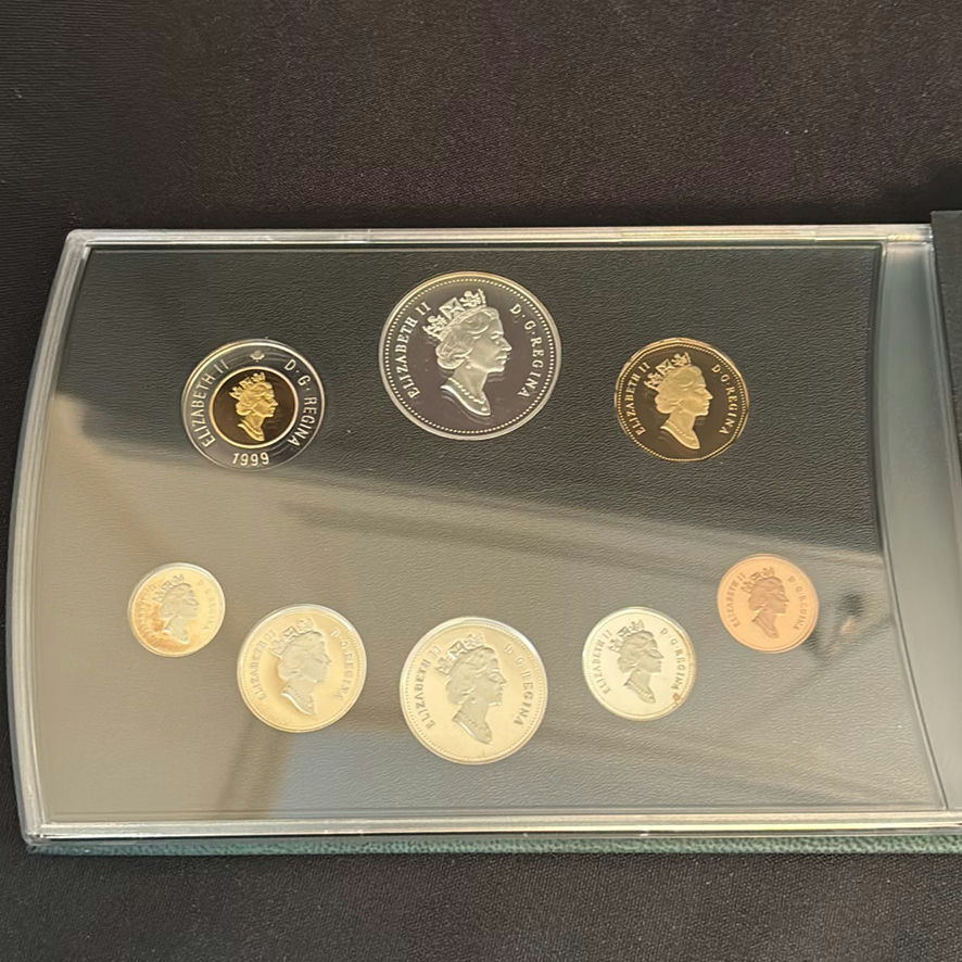 1999 RCM Proof Set Of Canadian Coins - image 5 of 12