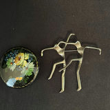 Assortment Of Silver Plated Brooches - thumbnail 11 of 12