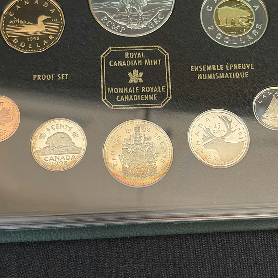 1998 RCM Proof Set Of Canadian Coins - image 3 of 13