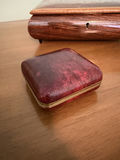 Sorrento Inlaid Wood Musical Jewelry Box & Ingraham Tavel Clock - thumbnail 6 of 14