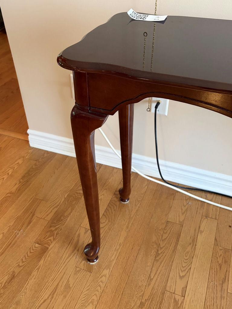 Ethan Allen Mahogany Console Table - image 7 of 10
