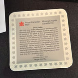 RCM Coins; 2006 Silvery Blue Butterfly and 1996 McIntosh Apple Proof Silver Dollar - thumbnail 9 of 10