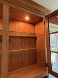 Solid Oak Buffet & Hutch - thumbnail 3 of 15