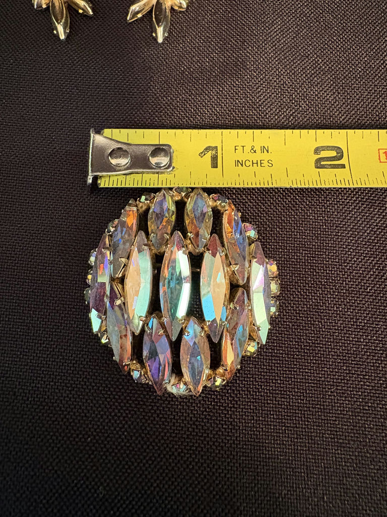 Sherman Brooch & Clip On Earrings - image 7 of 9