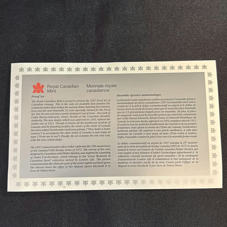1997 RCM Proof Set Of Canadian Coins - image 11 of 13