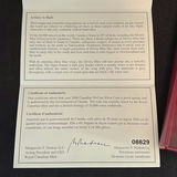 RCM Coins; 2006 Silvery Blue Butterfly and 1996 McIntosh Apple Proof Silver Dollar - thumbnail 4 of 10