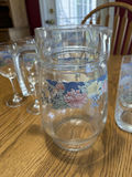 Vintage Arcopal “Florine” Glasses & Pitcher - thumbnail 3 of 10