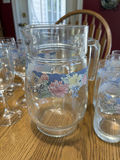 Vintage Arcopal “Florine” Glasses & Pitcher - thumbnail 2 of 10