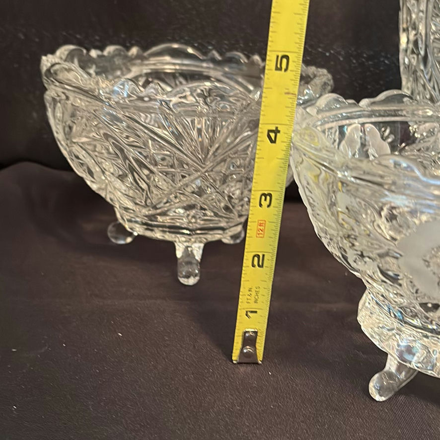 Crystal Vase & Bowls - image 2 of 13