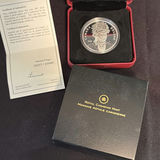 2007 RCM Silver Proof Dollar & 1994 Five Dollar Silver Maple Leaf Coin - thumbnail 8 of 9