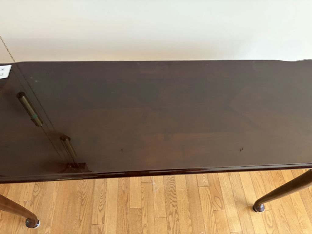 Ethan Allen Mahogany Console Table - image 3 of 10