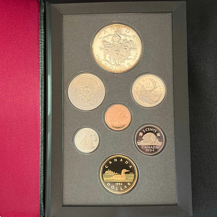 1994 RCM Proof Set Of Canadian Coins - image 5 of 9