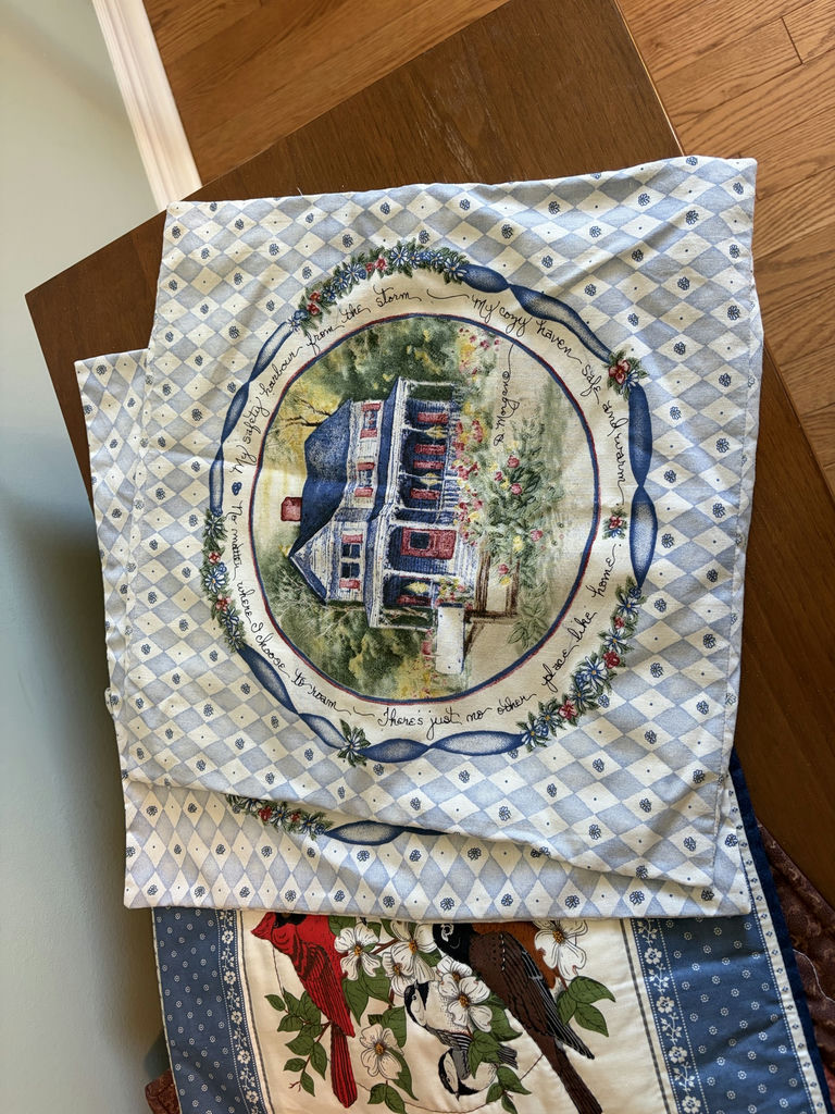 Collection Of Quilted Home Decor Pieces - image 9 of 16