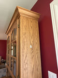 Solid Oak Buffet & Hutch - thumbnail 11 of 15