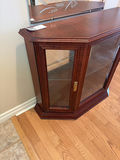 Small Wood & Glass Cabinet - thumbnail 3 of 10