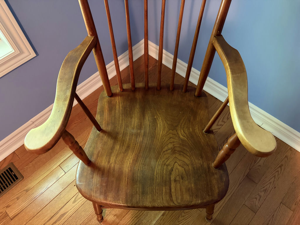 Wooden Chair Armchair - image 4 of 13