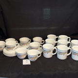 Vintage Arcopal “Florine” Cups & Saucers - thumbnail 1 of 7