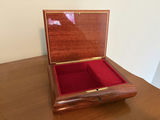 Sorrento Inlaid Wood Musical Jewelry Box & Ingraham Tavel Clock - thumbnail 11 of 14