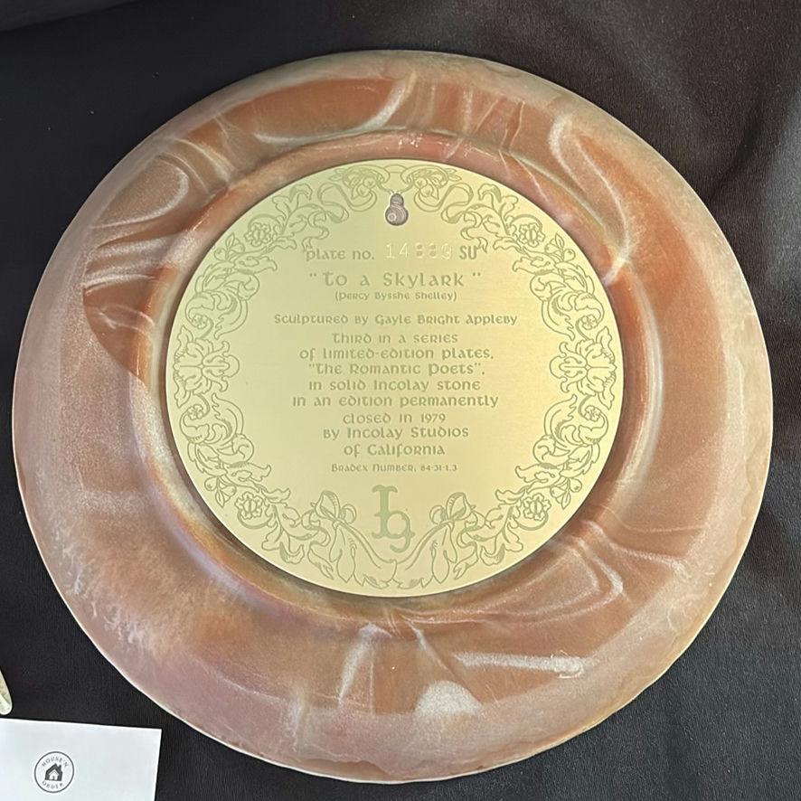 Incolay Stone Plate & Stamp Box - image 8 of 10