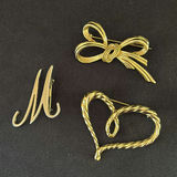 Assortment Of Gold Plated Brooches - thumbnail 3 of 11