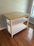 Kitchen Island Console With Extension Top - thumbnail 1 of 7
