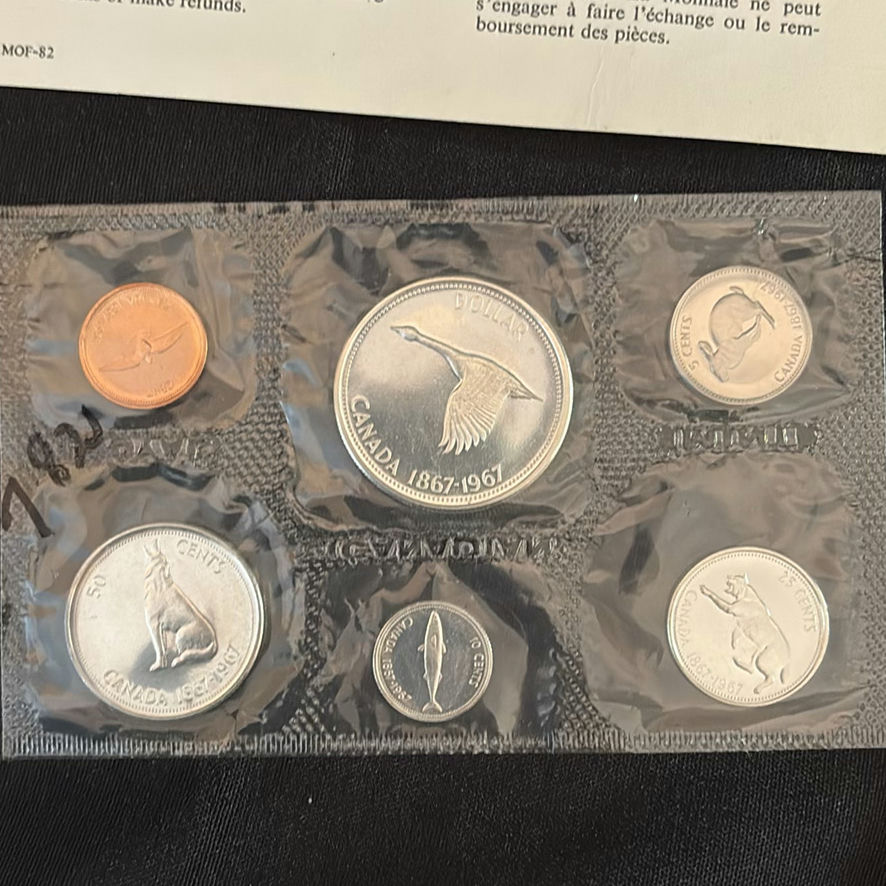 RCM Canadian 1967 Centennial Set of Uncirculated Coins - image 2 of 11