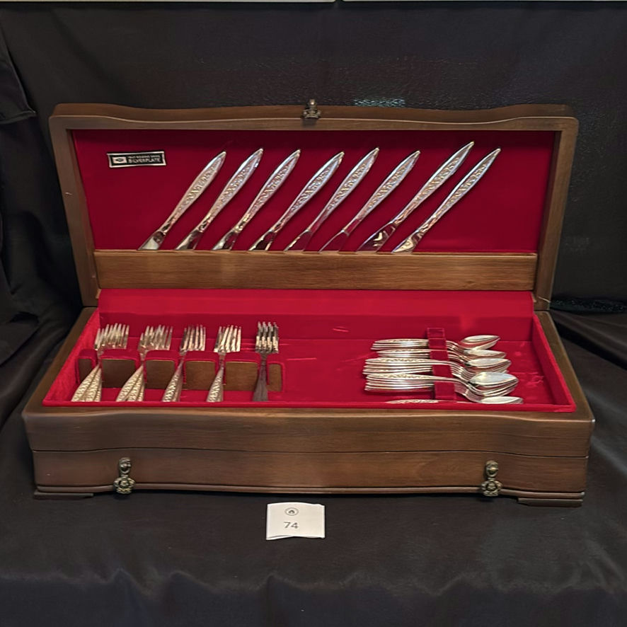 1847 Roger Bros Boxed Cutlery Set - image 1 of 14