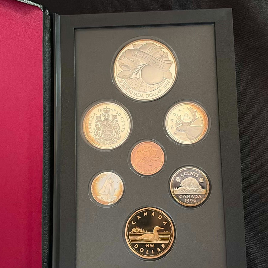 1996 RCM Proof Set Of Canadian Coins - image 5 of 9