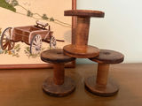 Vintage Wooden Spools & Embroidered Wall Art - thumbnail 6 of 13