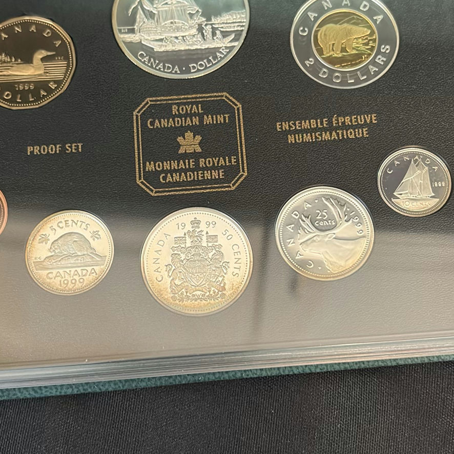 1999 RCM Proof Set Of Canadian Coins - image 3 of 12