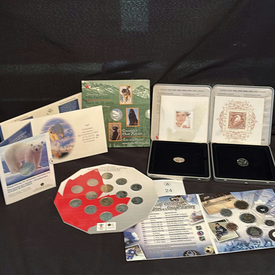 Collections Of Canadian Coins - image 1 of 17