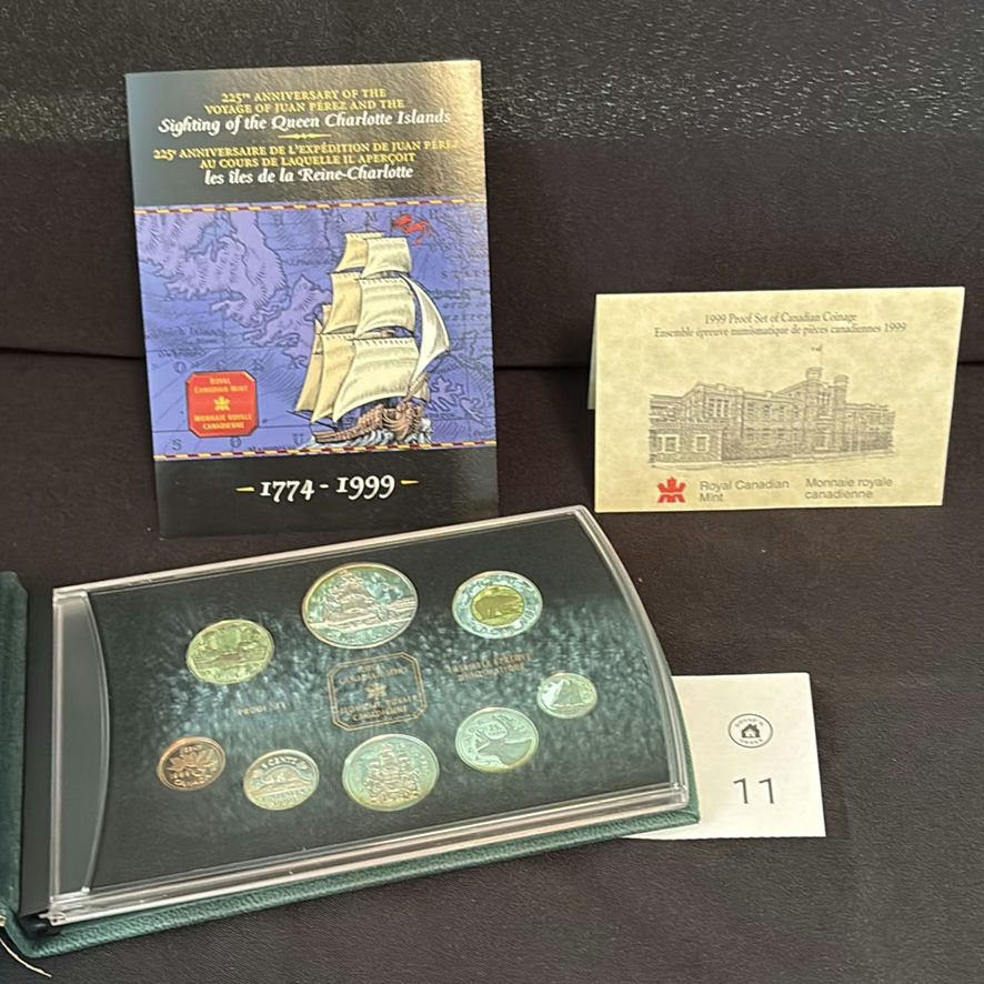 1999 RCM Proof Set Of Canadian Coins - image 1 of 12