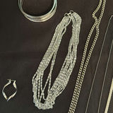 Collection Of Silver Costume Jewellery - thumbnail 8 of 14