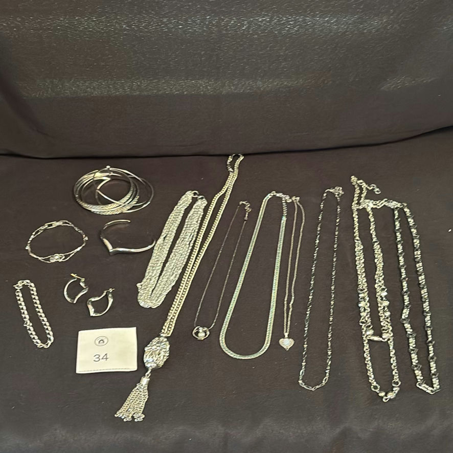 Collection Of Silver Costume Jewellery - image 2 of 14