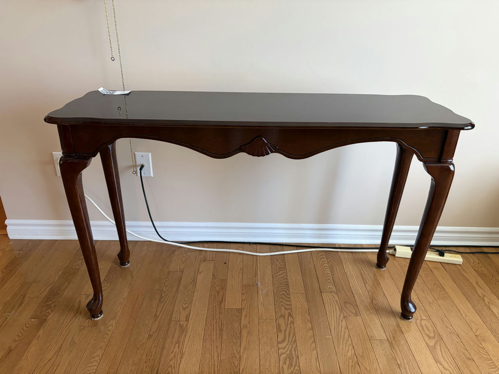 Ethan Allen Mahogany Console Table - image 1 of 10