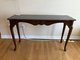 Ethan Allen Mahogany Console Table - thumbnail 1 of 10