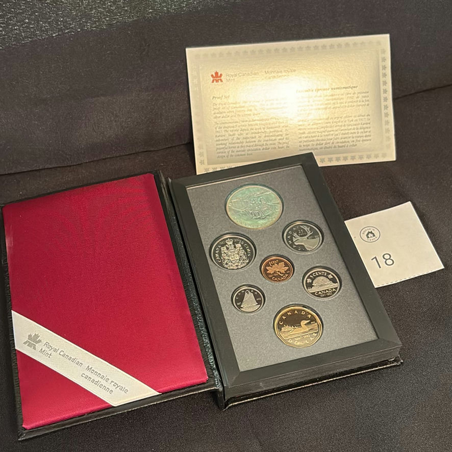 1992 RCM - 7 Coin - Double Dollar Proof Set Of Canadian Coinage - image 1 of 8