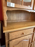 Solid Oak Buffet & Hutch - thumbnail 14 of 15