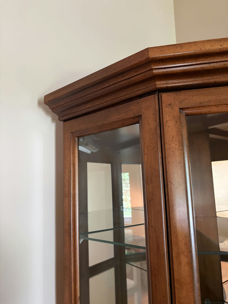 Corner China Cabinet - image 7 of 8