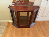 Small Wood & Glass Cabinet - thumbnail 1 of 10